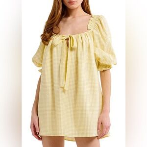 Rumored Gingham Dress NWT